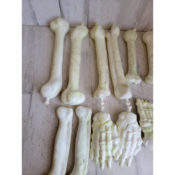 Vintage glow dark bones hand arm set Halloween home decor unique - Picture 9 of 13